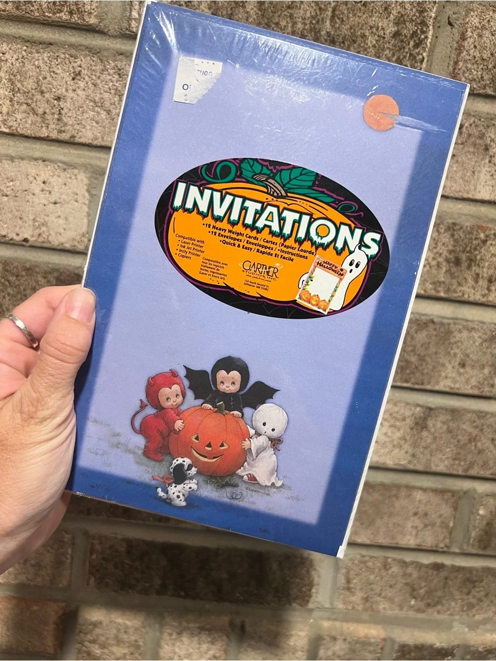Vintage Halloween vote pad / invitations